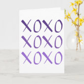 CARTE XOXO (Fleur jaune)