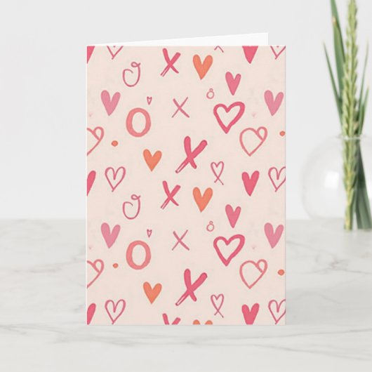 Carte Xoxo Cœurs d'Amour (Devant)