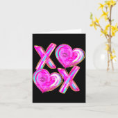 Carte Xoxo Cœurs Saint-Valentin Femmes Filles Vday (Fleur jaune)