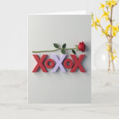 Carte Xoxo Romance Moderne (Fleur jaune)