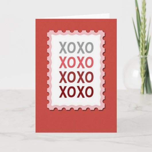 Carte Xoxo Timbre Sincère (Devant)