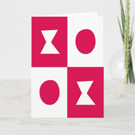 Carte XOXO Valentine (Devant)