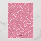 Carte XOXO Valentine's - Rose (Verso)