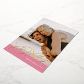 Carte XOXO Valentine's - Rose (Rotation)