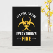 Carte Xray Tech C'est bon Je vais bien tout va bien (Fleur jaune)