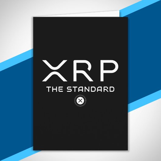 Carte XRP La crypto-monnaie de mème de citation standard