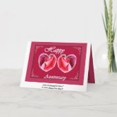 Carte xxe Anniversaire de Mariage Fern Rempli de Coeur (Dos)