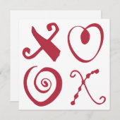 Carte xxoo (Devant / Derrière)