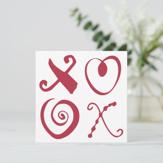 Carte xxoo (Debout devant)