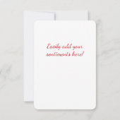 Carte Y'a de l'amour dans l'air ! Cute Valentine (Dos)