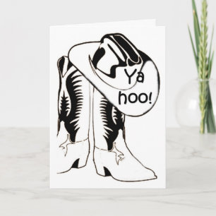 CARTE YA HOO-HIP HIP HOORAY-FÉLICITATIONS