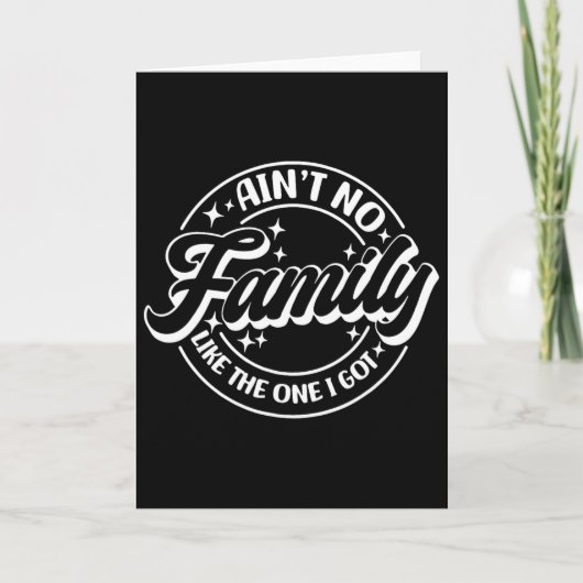 Carte Y'a pas de famille comme celle que j'ai (Devant)