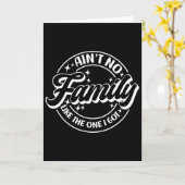 Carte Y'a pas de famille comme celle que j'ai (Fleur jaune)