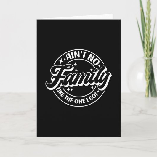 Carte Y'a pas de famille comme celle que j'ai (Devant)