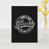 Carte Y'a pas de famille comme celle que j'ai (Fleur jaune)