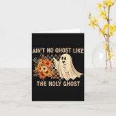 Carte Y'a pas de fantôme comme le Saint-Esprit - Drôle d (Fleur jaune)