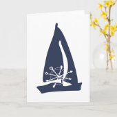 Carte Yacht (Fleur jaune)