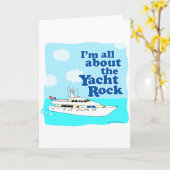 Carte Yacht Rock (Fleur jaune)