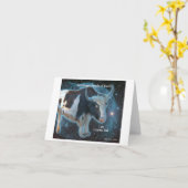 Carte Yaks cosmiques (Fleur jaune)