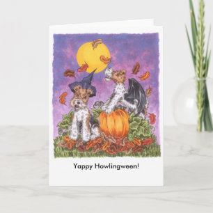 Carte Yappy de Howlingween avec l'enveloppe