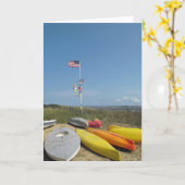 Carte Yard Wellfleet de bateau de Cape Cod (Fleur jaune)