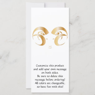 Carte Year of the Ram