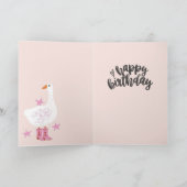 Carte Yee Haw, C'est votre message d'anniversaire (Intérieur)
