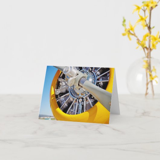 Carte Yella Propella (Fleur jaune)