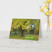 Carte Yellow Gingko (Fleur jaune)