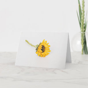Carte Yellow Sunflower