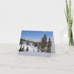 Carte Yellowstone Winter Landscape Photographie
