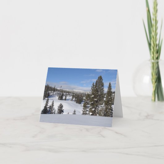 Carte Yellowstone Winter Landscape Photographie (Devant)