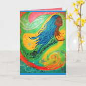 Carte Yemaya (Fleur jaune)