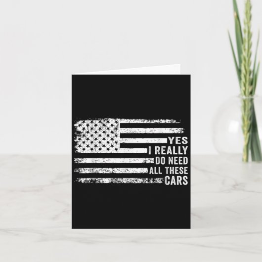 Carte Yes I Really Do Need All These Funny Garage Mechan (Devant)