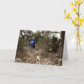 Carte Yes, it's cardboard, but c'est le silence magical (Fleur jaune)