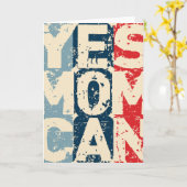 Carte Yes Mom Can (Fleur jaune)