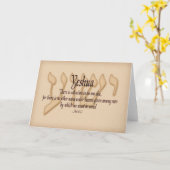 Carte Yeshua Acts 4:12 (Fleur jaune)