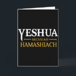 Carte Yeshua Messie Hamashiach Shabbat Messianique Chris<br><div class="desc">Yeshua Messie Hamashiach Chrétiens du Shabbat Messianique</div>