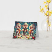 Carte Yeti Holiday Fun (Fleur jaune)