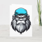 Carte Yeti ou pas, c'est ton anniversaire (Dos)