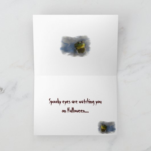Carte Yeux d'Halloween (Intérieur)