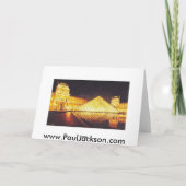 Carte "Yeux du tigre" Aquarelle Paul Jackson (Dos)