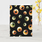 Carte Yeux Flottants Effrayants (Fleur jaune)