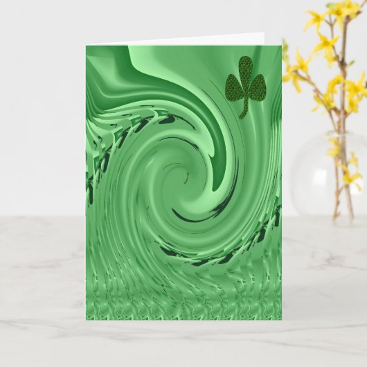 Carte Yeux irlandais (Fleur jaune)