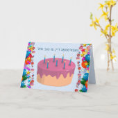 Carte yiddish (Fleur jaune)