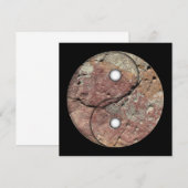 Carte Yin et Yang Rock Art (Devant / Derrière)