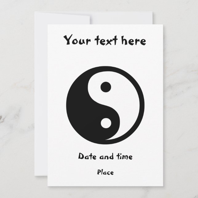 Carte Yin Yang (Devant)