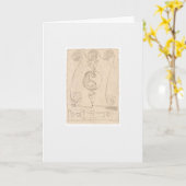 Carte Ying et Yang Card (Fleur jaune)