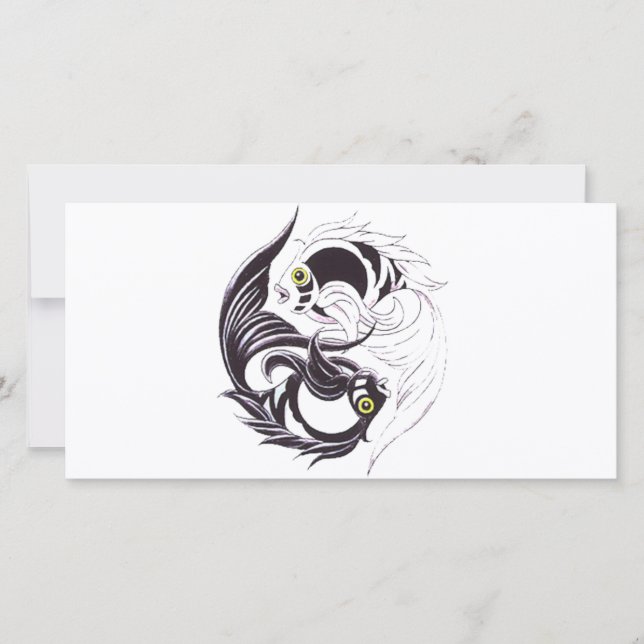 Carte YingYang Koi (Devant)