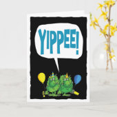 Carte yippee (Fleur jaune)